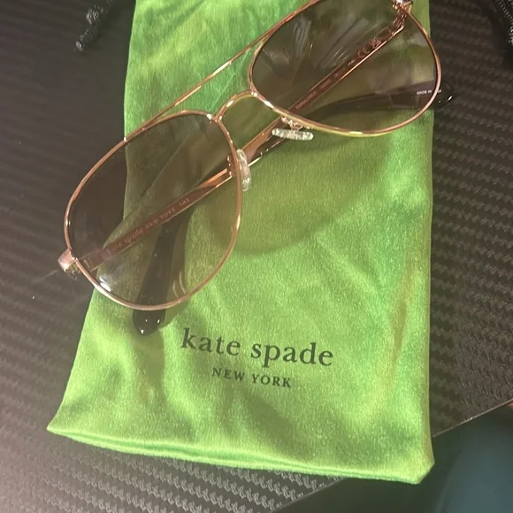 Kate Spade Emmaline Rose Gold Aviators - Picture 4 of 5